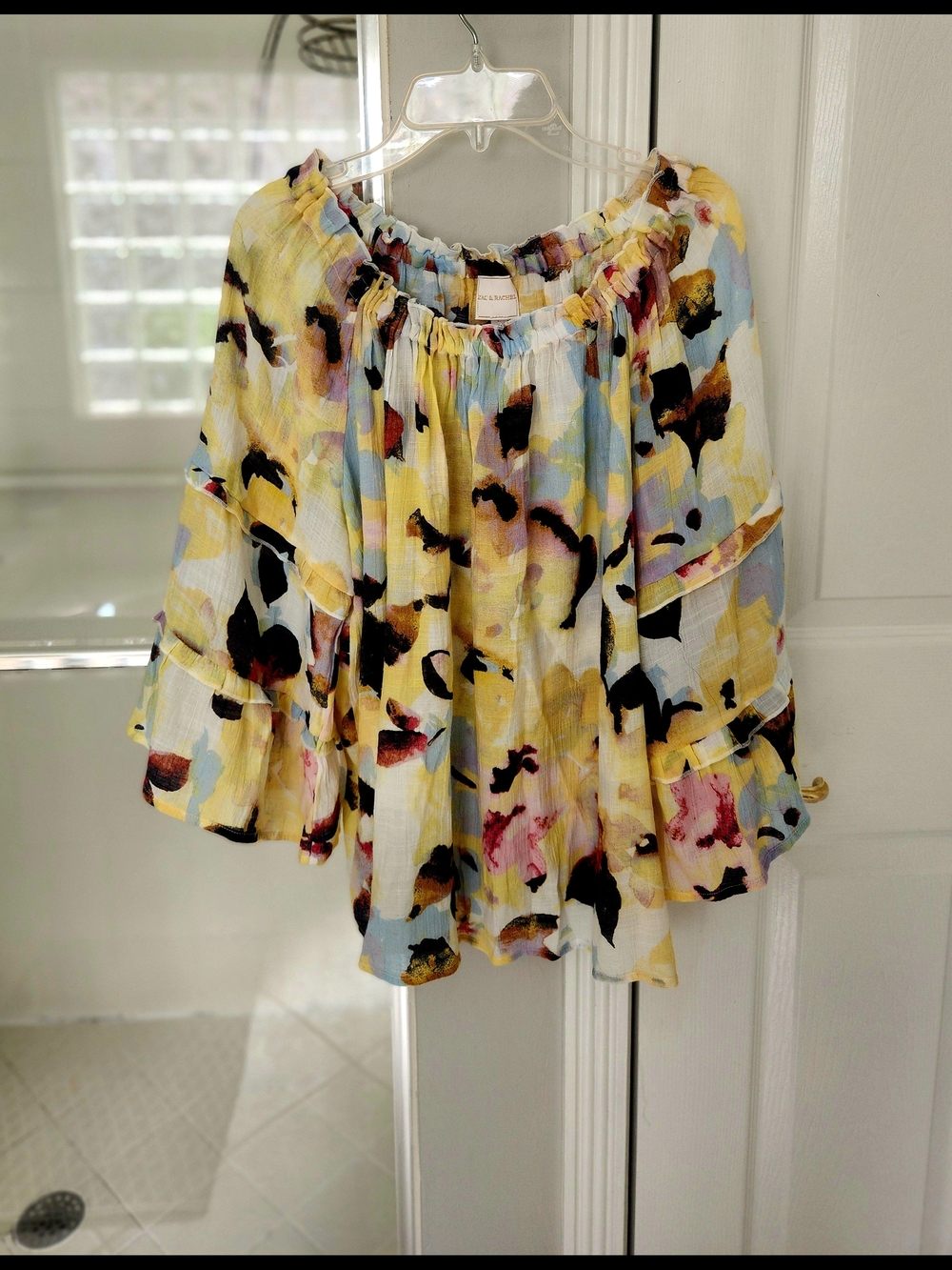 ZAC AND RACHEL SIZE LARGE PEASANT SHIRT